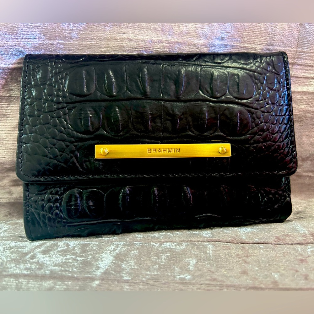 Brahmin black wallet
